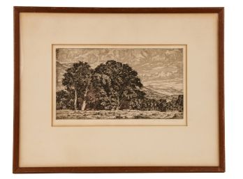 LUIGI LUCIONI (1900-1988) - Etching