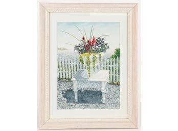 KEN FOUBERT WATERCOLOR 'ANNA-VALS'