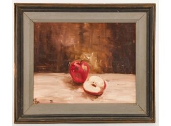CORY CLARK 'A TASTE OF APPLES' OIL on BOARD