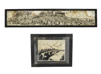 (2) VINTAGE PHOTOS - N.E. SHOE & LEATHER etc