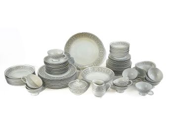 PARTIAL VINTAGE IMPERIAL CHINA DINNER SERVICE