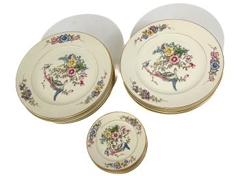 VINTAGE ROSENTHALE IVORY PLATES - PHOENIX PATTERN