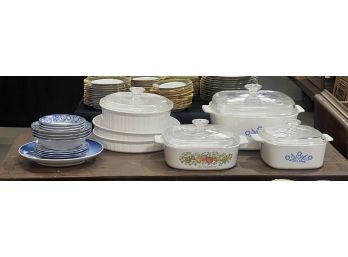 MISCELLANEOUS GROUPING of VINTAGE CORNINGWARE etc