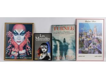 (4) ADVERTISING POSTERS