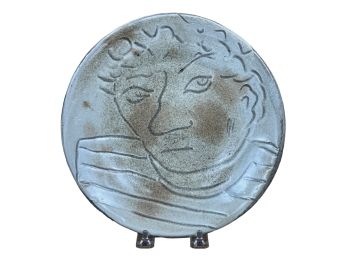 KIRK MANGUS CIRCA 1985 CERAMIC PLATE