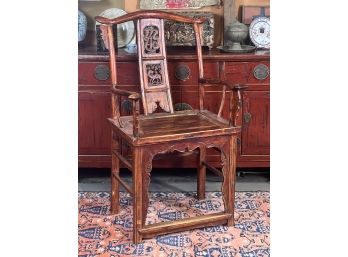 CUSTOM ASIAN ARMCHAIR