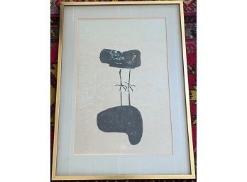 BIRD BLOCK PRINT