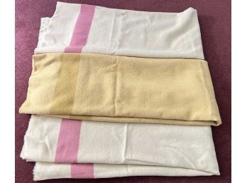 (3) HUDSON BAY WOOL BLANKETS