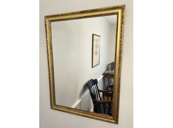 CONTEMPORARY GILT FRAMED MIRROR