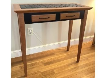TILE TOP CONSOLE TABLE BY TAKING SHAPE DESIGNS