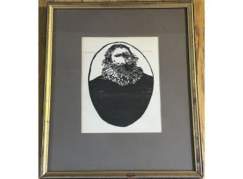 LEONARD BASKIN PORTRAIT PRINT OF HENDRICK GOLTZIUS