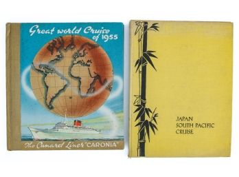 (2) 1954 CUNARD CRUISE LINE PUBLICATIONS