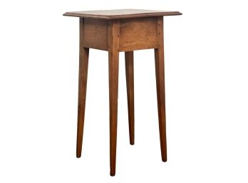 PERIOD COUNTRY HEPPLEWHITE BIRCH & MAHOGANY STAND