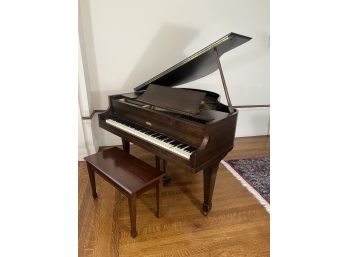 JEWETT Of BOSTON MAHOGANY BABY GRAND PIANO