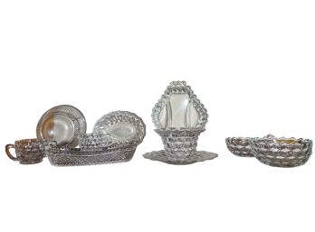 GROUPING of VINTAGE GLASS WARES