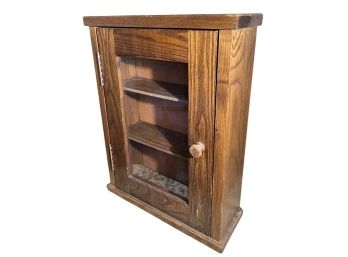 PINE (2) SHELF SPICE CABINET