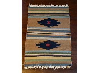 (Late 20thc) HANDWOVEN NATIVE AMERICAN SCATTER RUG