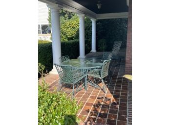 (7) PIECE ALUMINUM PATIO SET