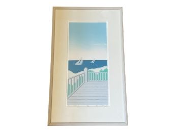 EDWARD RICE SILK SCREEN PRINT