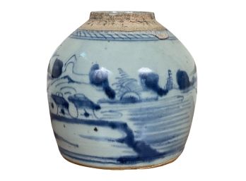 (19th c) CANTON GINGER JAR