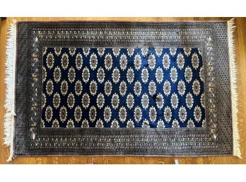 PAKISTANI BOKHARA HANDMADE WOOL AREA RUG