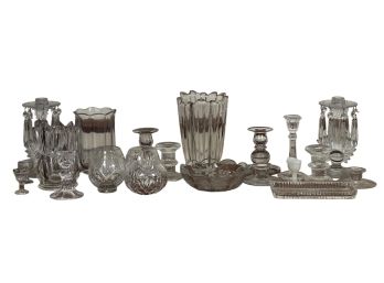 VARIED GROUPING Of ASSORTED GLASS WARES