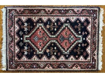 FAR EAST INDIAN HANDMADE WOOLEN  SCATTER RUG