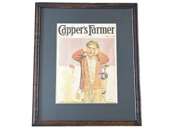 FRAMED PRINT of CAPPER'S FARMER MAGAZINE COVER 193