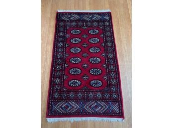 PAKISTANI KALIF HAND WOVEN WOOL AREA RUG