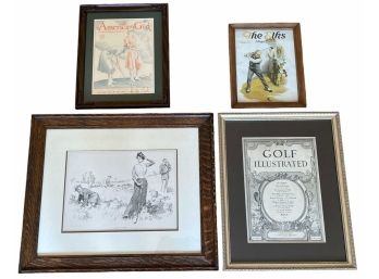 ADVICE TO CADDIES 1900 LIFE PUBLICATIONS PRINT