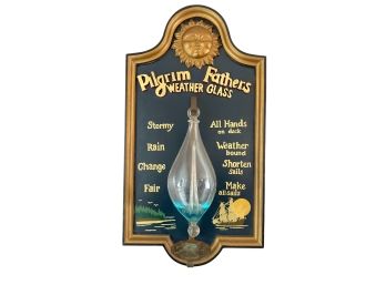 PILGRIM FATHERS WEATHER GLASS