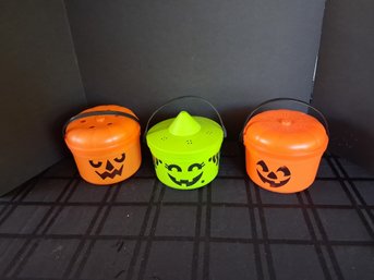McGoblin, Punkin & Witch Happy Meal Pails