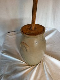 Antique Bangor  2 Stoneware Butter Churn