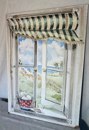 Mixed Media  Kristy  Edwards  Window Scene