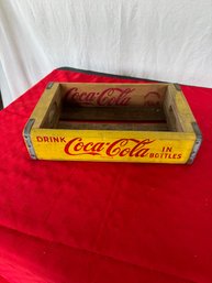 Wooden Coca Cola Bottle Carrier