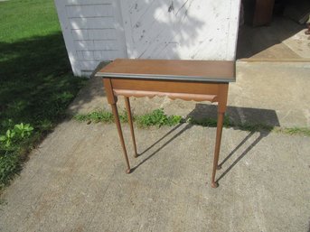 Small Walnut Sofa / Console Table