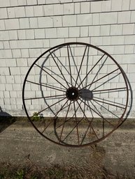 Large Iron Farm  Wheel