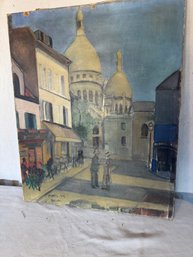 Paris Scene Signed Alice