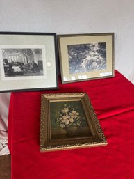 3 Framed Pictures