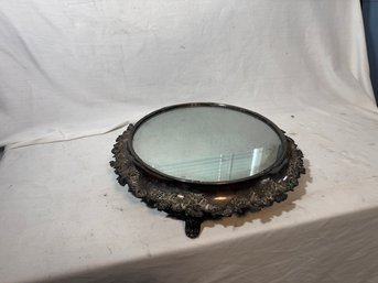 Large  Mirrired Silverplate Plateau