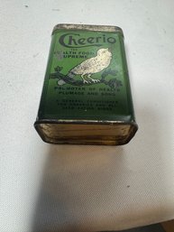 Antique Cheerio Bird Seed Tin