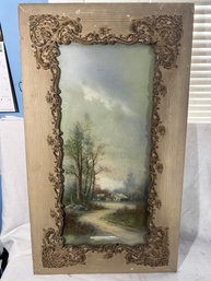 Large Frame With Water Color ?