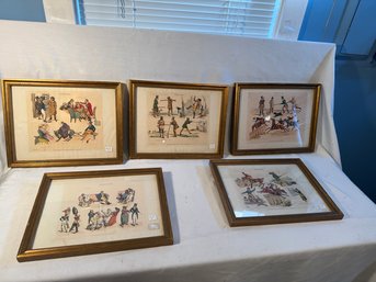 5 Framed Symptons Prints
