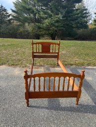 Solid Wooden Twin Bed