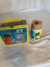 E T Lunch Box And Thermos