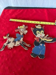 Vintage Cat And Cow Pinups