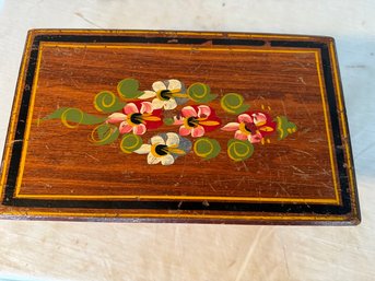 Paint Decorated Cricket Or Little Stool