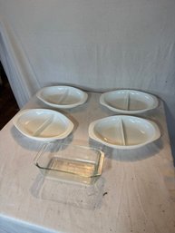 5 Pieces Of Pyrex