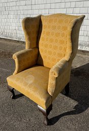Classic Chippendale Style Wing Chair