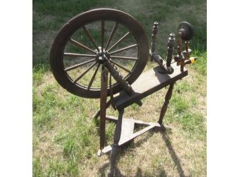 Antique Flax Wheel